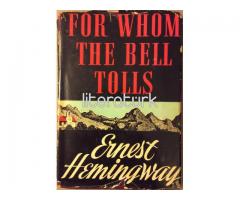 FOR WHOM THE BELL TOLLS [FIRST EDITION ✩ İLK BASKI]